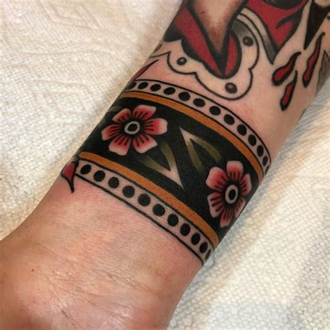 Traditional Cuff By Dannii G In Dallas TX Traditionaltattoos In 2022