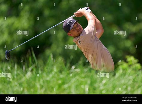 Xander Schauffele Of The United States In Action During Fourth Round Of