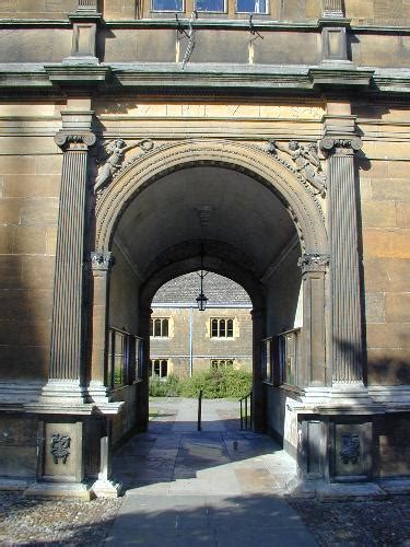 Cambridge 2000 Gonville And Caius College Tree Court Gate Of Virtue