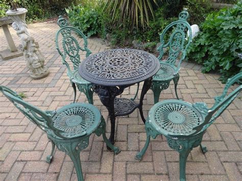 Cast Iron Garden Furniture Set Image To U