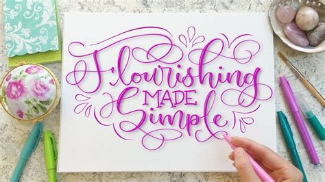 Flourishing Made Simple Skillshare Class Trailer How To Flourish