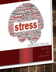 Stress Reduction Plan Pptx N A L P N IO T C U D E R STRESS S WALLIE V