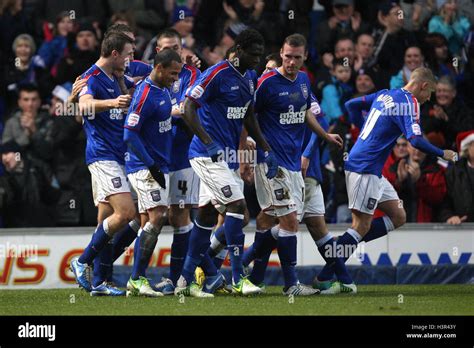 Tommy Smith Of Ipswich Town L Celebrates Scoring The First Goal For