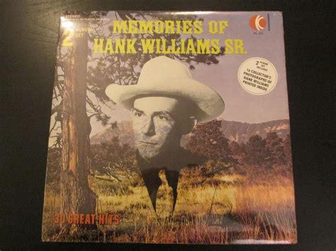 Memories Of Hank Williams Sr Cds And Vinyl