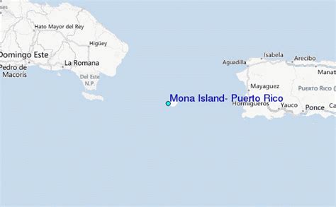 Mona Island Puerto Rico Tide Station Location Guide