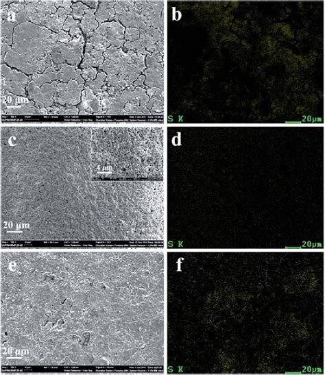 Surface Morphology And Elemental Mapping Of Sulfur On Lithium Anode