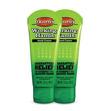 O Keeffe S Working Hands Hand Cream 3 Ounce Tube Pack Of 2