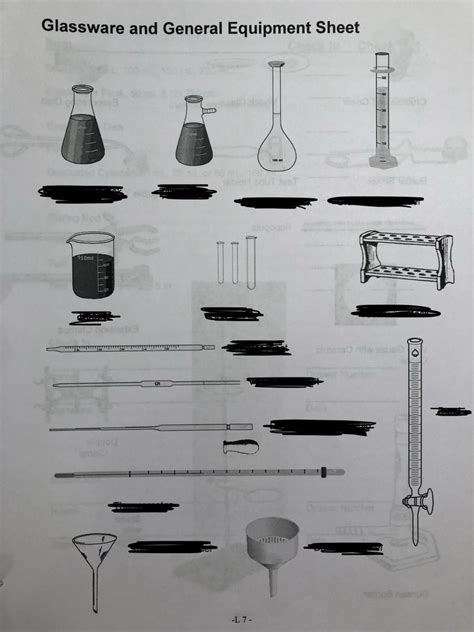 Chem Lab 1110 Equipment Quiz Page 1 Diagram Quizlet