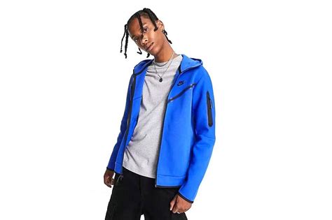 Nike Tech Fleece Full Zip Hoodie Royal Blue For Men Lyst