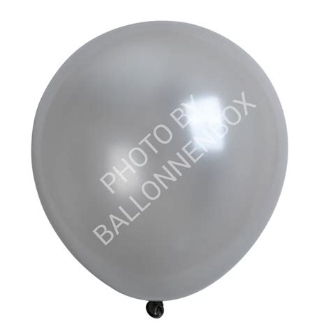 Zilveren Ballonnen Cm Ballonnenbox