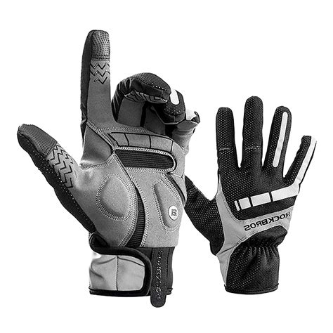 Bike Gloves Full Finger Winter Touch Screen Cycling Usb Heated Gloves