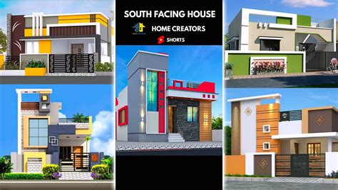 House Front Elevation Designs For Single Floor South Facing Home Alqu