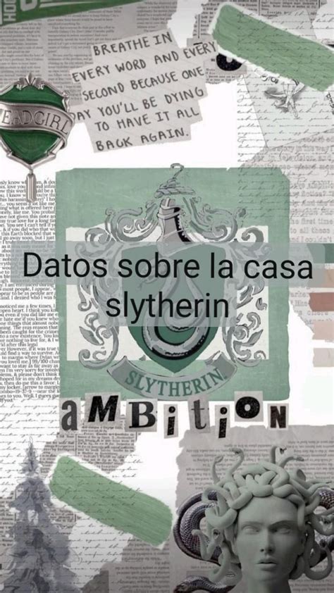 Datos Sobre La Casa Slytherin Slytherin Manualidades De Harry Potter