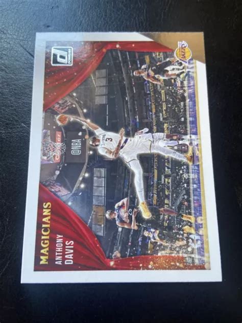 2021 22 PANINI DONRUSS Magicians Insert ANTHONY DAVIS 4 Los Angeles