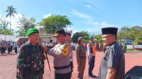 Personel Polres Tomohon Dikerahkan Untuk Operasi Ketupat Samrat