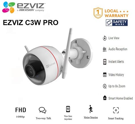 4MP Smart Home Camera EZVIZ C3W PRO Buy Instantly