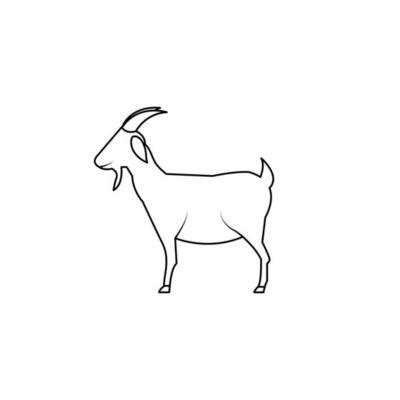 Goat Outline Vector Art, Icons, and Graphics for Free Download