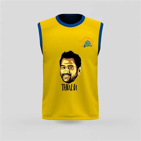 CSK Vest Fan - IPL Dream Team Jersey for Sale