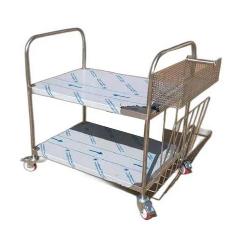 Feet Stainless Steel Structural Platform Trolley For Hotel At Rs