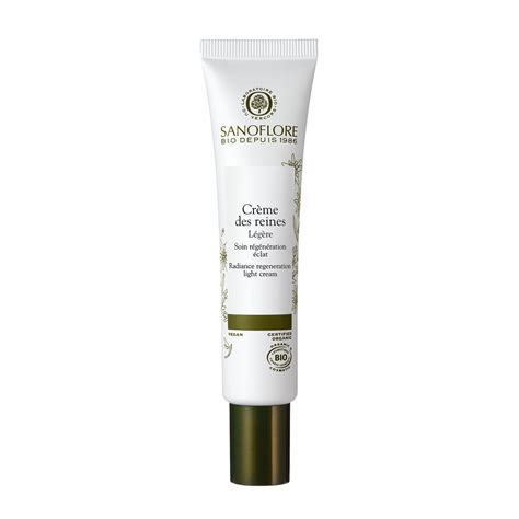 Crème Visage Reine Soin Régénération Eclat Bio SANOFLORE le tube de