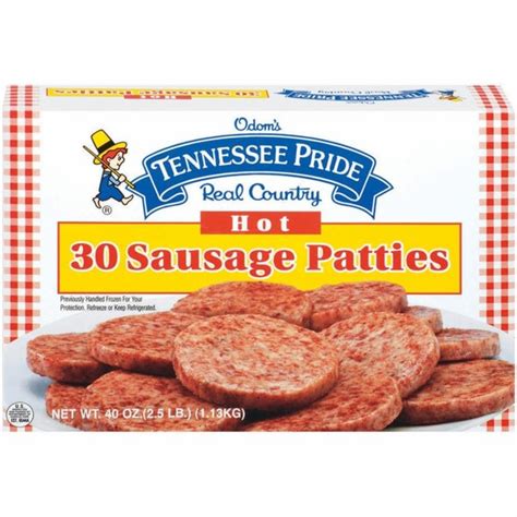 Odom's Tennessee Pride Hot Sausage Patties (40 oz) from Mariano's ...