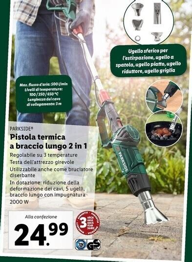 Parkside Pistola Termica A Braccio Lungo 2 In 1 Offerta Di Lidl