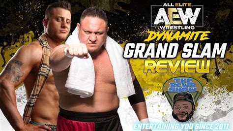 Aew Dynamite Live Review Grand Slam Edition Returns Mjf Vs