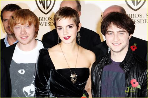 Rupert Grint Emma Watson Daniel Radcliffe London Photocall Photo