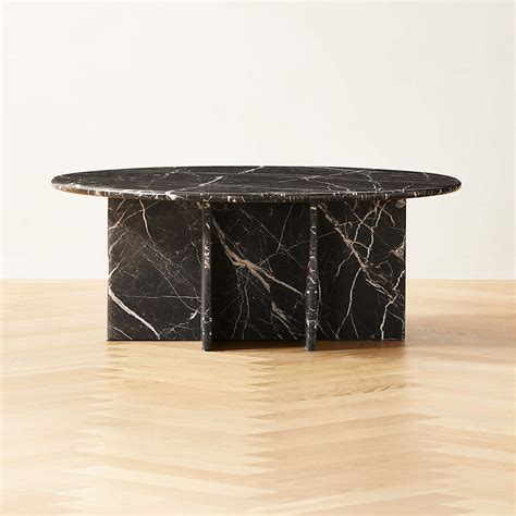 Smart Round Marble Top Coffee Table + Reviews | CB2