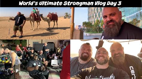 WORLD S ULTIMATE STRONGMAN 2019 VLOG DAY 3 BEHIND THE SCENES YouTube