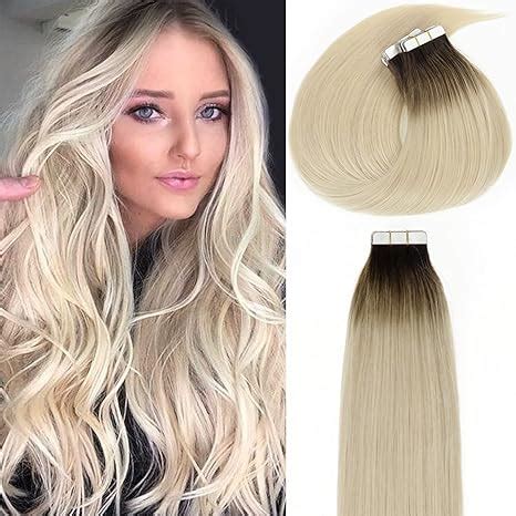 Amazon Lacer Hair Extensions Tape In Natural Hair Remy Tape In