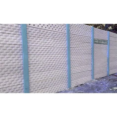 Panel Build 8Feet RCC Readymade Compound Wall For Home Boundary