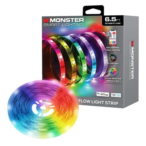 Monster Multi-Color Flow LED Light Strip from $8 - MLW7-1001-ICM