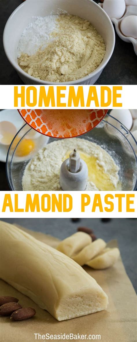 How To Make Homemade Almond Paste The Seaside Baker