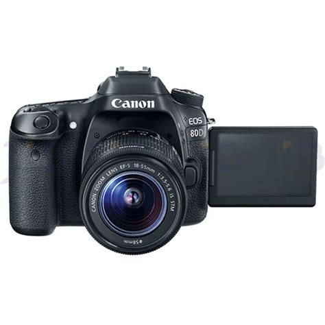 DIGITAL CAMERA กลองดจตอล CANON EOS 80D LENS 18 55 MM BLACK