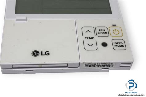 Lg Premtb Wide Wired Remote Controller Platinum International