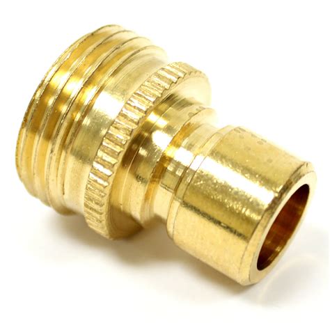 2 Pc Universal Male Garden Hose Quick Connect Disconnect Solid Brass 34 Ght Econosuperstore