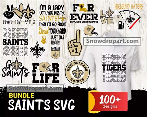 New Orleans Saints Svg Bundle New Orleans Saints Logo Svg