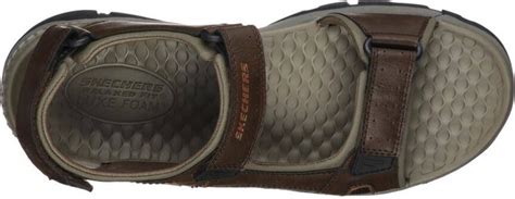 Skechers Relaxed Fit Tresmen Hirano Heren Sandaal Bruin Schoenennl