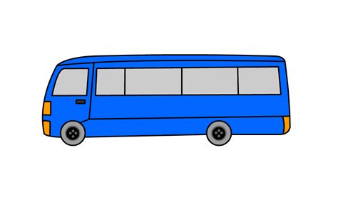 How To Draw A Bus 5 Steps With Pictures Wikihow