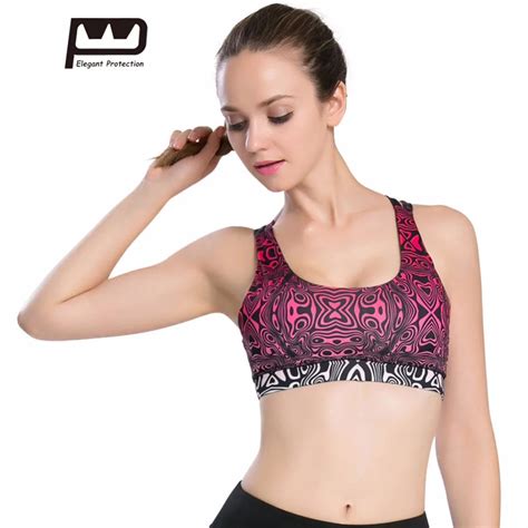 Women Fitness Sports Bra Push Up Breathable Sexy Jogging Yoga Workout