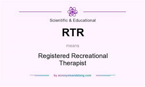 rtr registered recreational therapist  medical  acronymsandslangcom