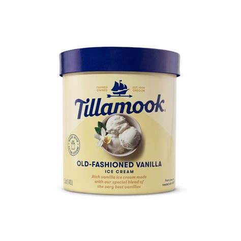 Tillamook Old Fashioned Vanilla Ice Cream Oz Delivery Or Pickup