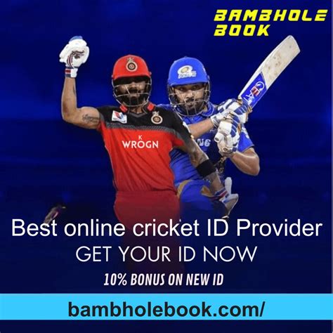 Online Cricket Id Get The Best Cricket Betting Id With Bambholebook