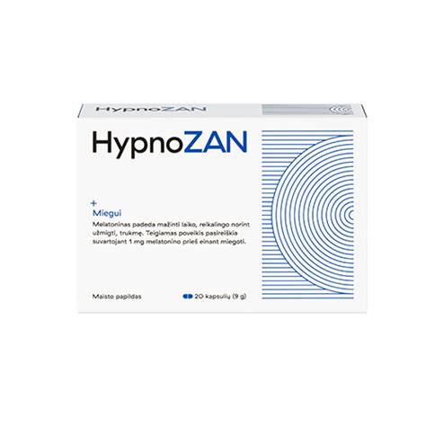 Vox Pharmaceutica Hypnozan 20 Kapsulių Kainos Nuo 350 € Kaina24lt