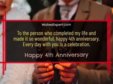 30+ Best Happy 4 Year Anniversary Quotes And Wishes