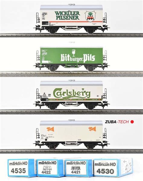 4x Märklin Kühlwagen SBB DB DSB H0 WS mit OVP Kaufen auf Ricardo