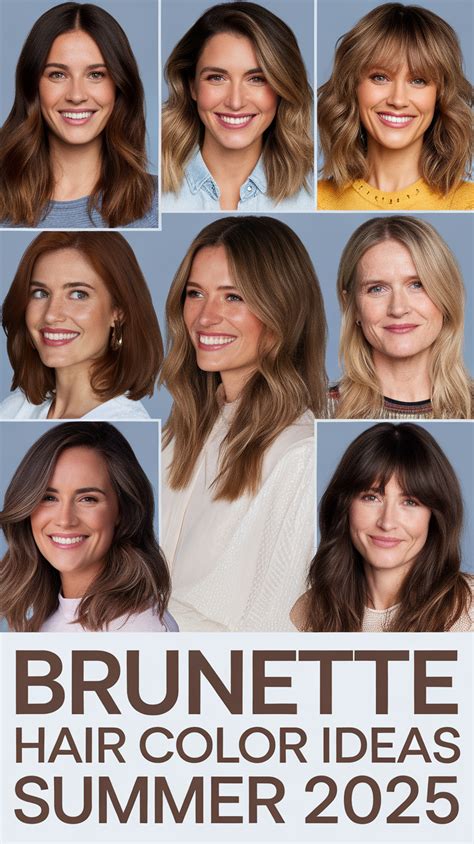 Highlights For Brunettes Sun Kissed Summer Brown Hair And Blonde Color Balayage Ideas