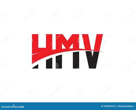 HMV Letter Initial Logo Design Vector Illustration Stock Vector ...