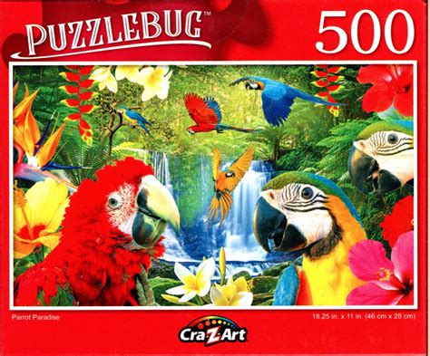 Parrot Paradise Pieces Jigsaw Puzzle